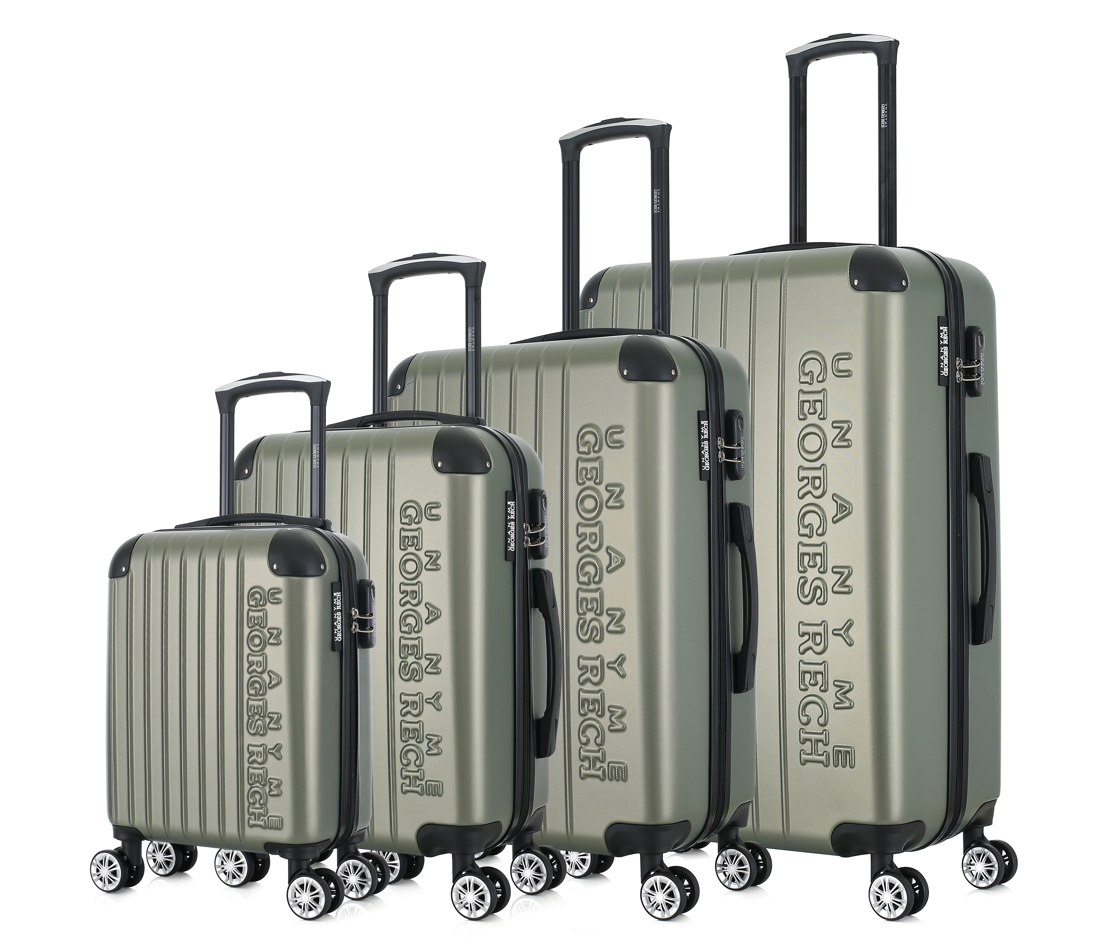 Set de 4 Valises Rigides — Cabine & Soute | KAZE VOYAGE