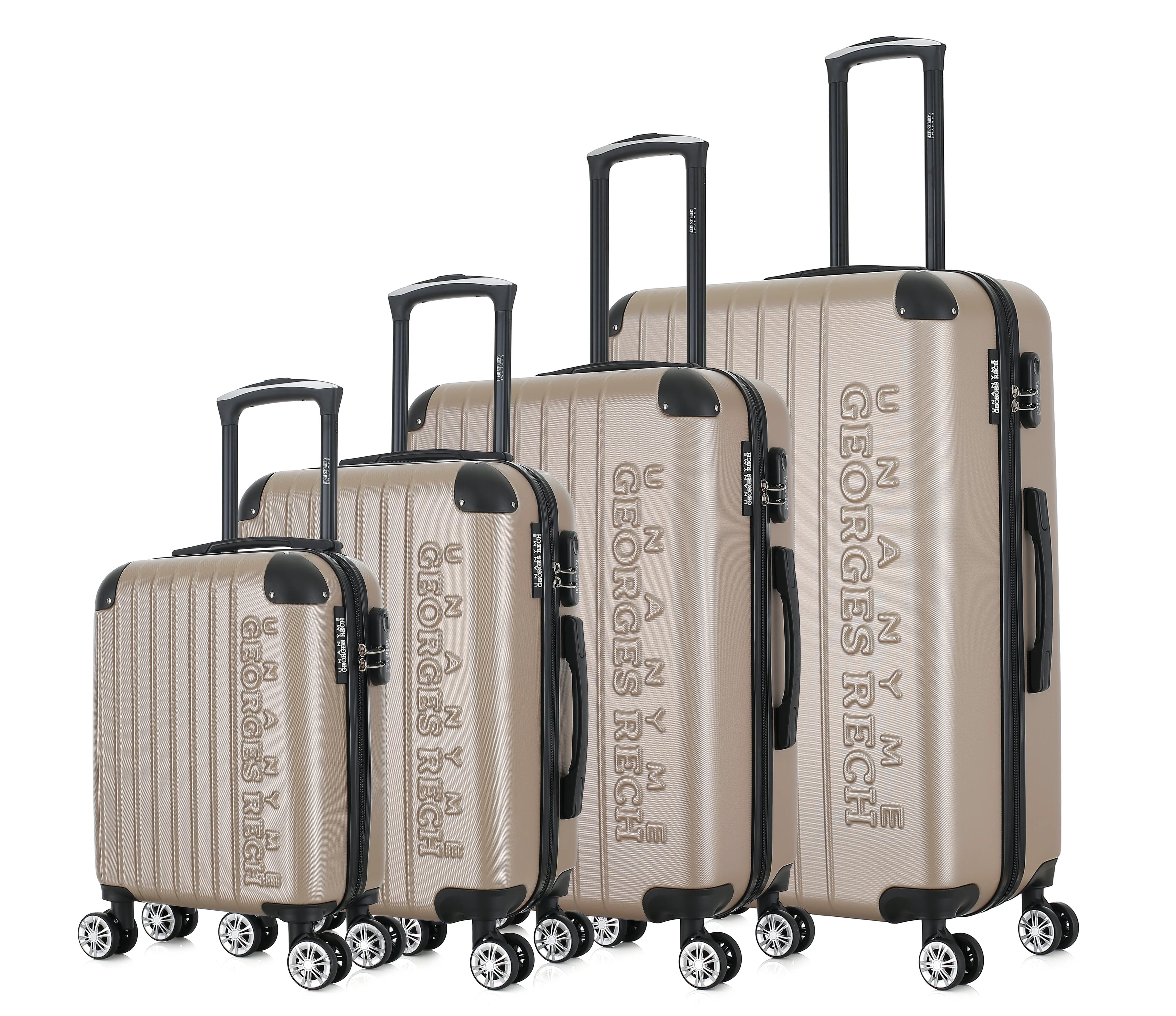 Set de 4 Valises Rigides — Cabine & Soute | KAZE VOYAGE